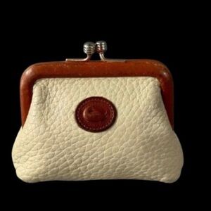 Dooney & Bourke Vintage Pebbled Leather Kiss-Lock Coin Purse